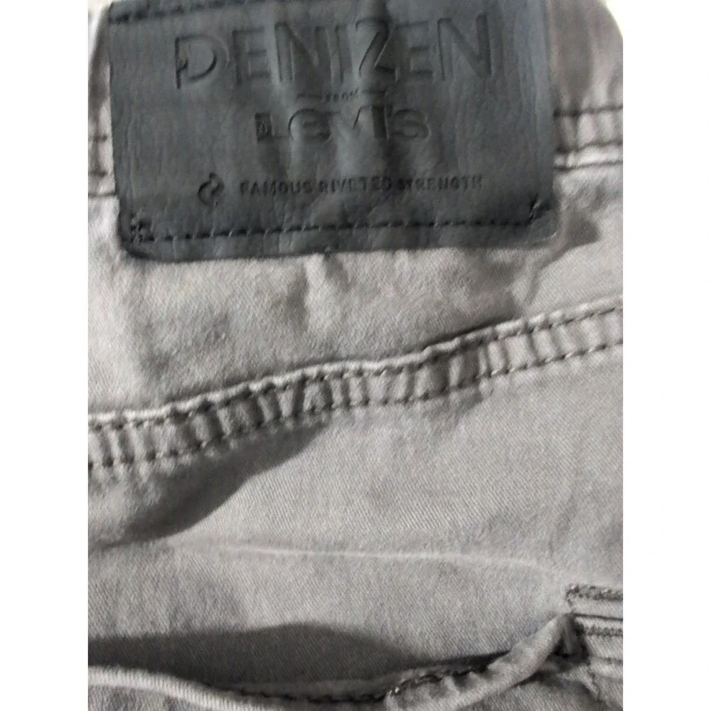 Levi's Denizen Men's Gray Jogger Pants Drawstring Elastic Waist Tapered Size M
